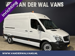 Mercedes-Benz Sprinter - 316 CDI 164pk L2H2 inrichting Euro6 Airco | 2800kg Trekhaak | Cruisecontrol | Chauffeursst