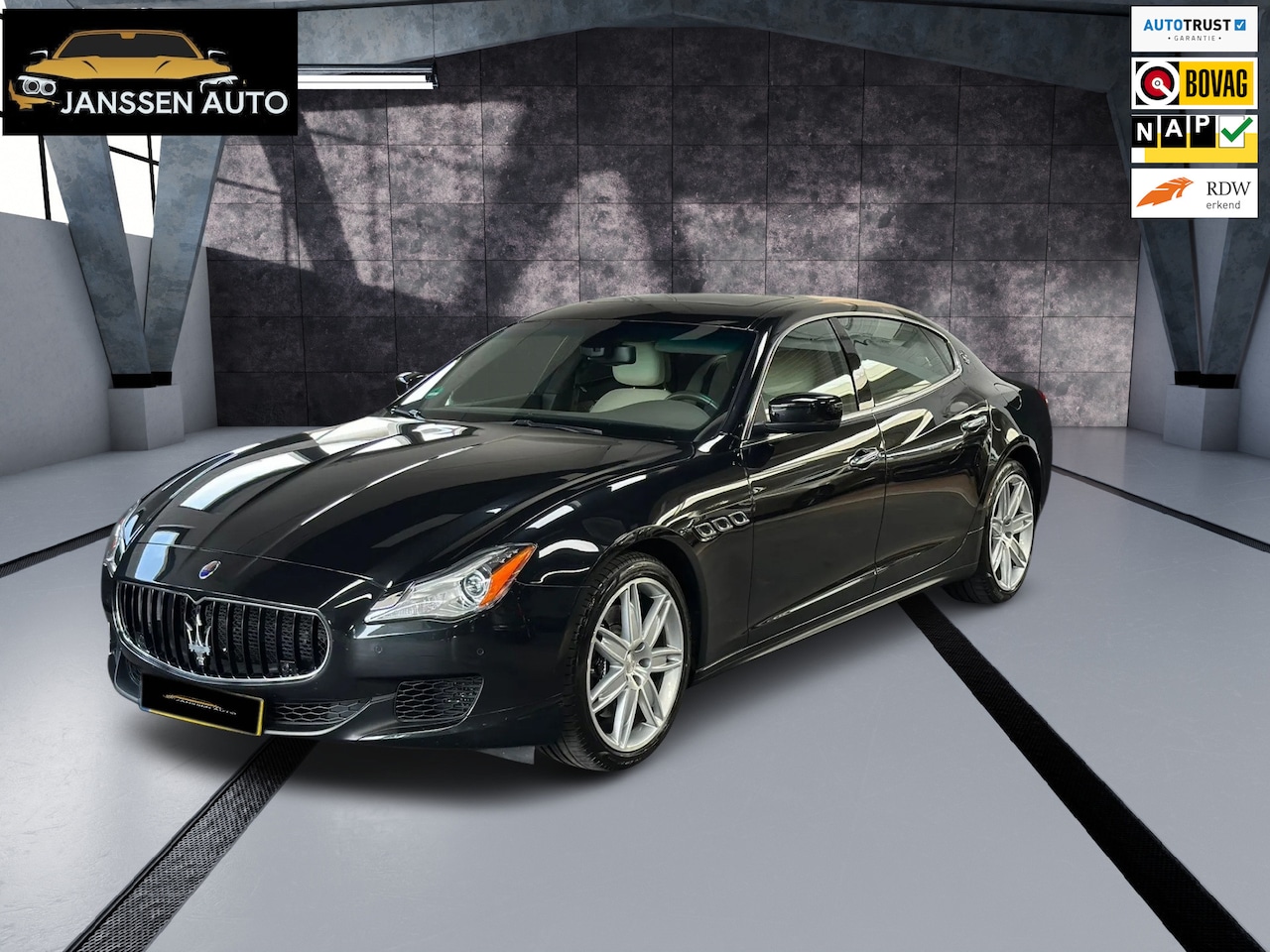 Maserati Quattroporte - 3.0 D GranLusso | Steolkoeling | Camera | dak | H&K | NL Auto | NAP - AutoWereld.nl