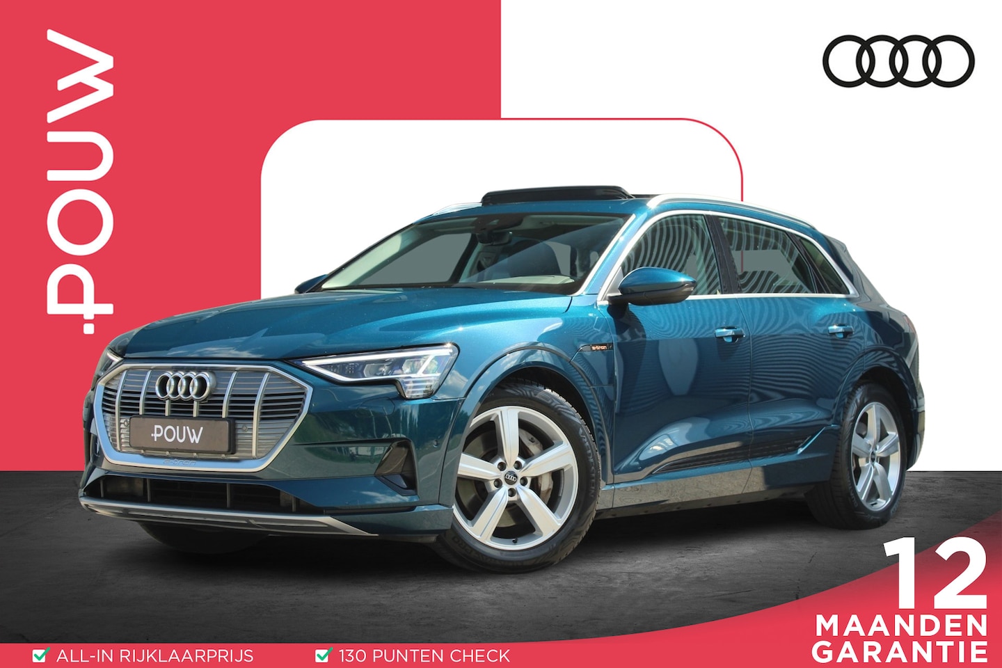Audi e-tron - 50 quattro Business edition Plus 71 kWh | Panoramadak | Elektr. Verstel. Voorstoelen + Geh - AutoWereld.nl