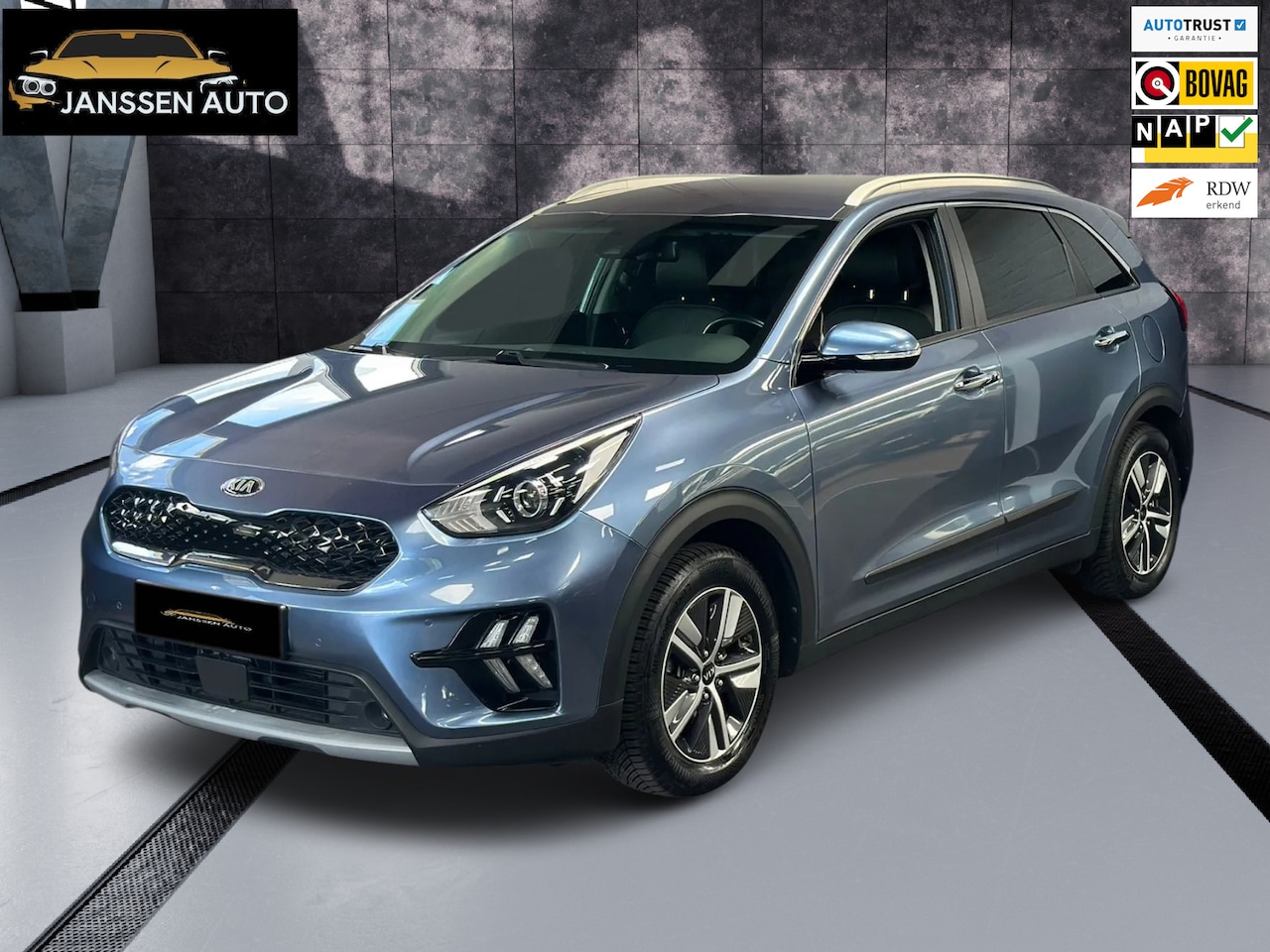 Kia Niro - 1.6 GDi Hybrid | JBL | Climate | Adaptive Cruise | DAB | Navi | Fabrieksgarantie - AutoWereld.nl