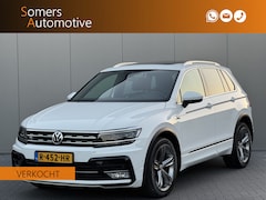 Volkswagen Tiguan - 2.0 TDI DSG R-Line Highline | Panorama | Adaptive Cruise | Keyless | Leder | Apple CarPlay