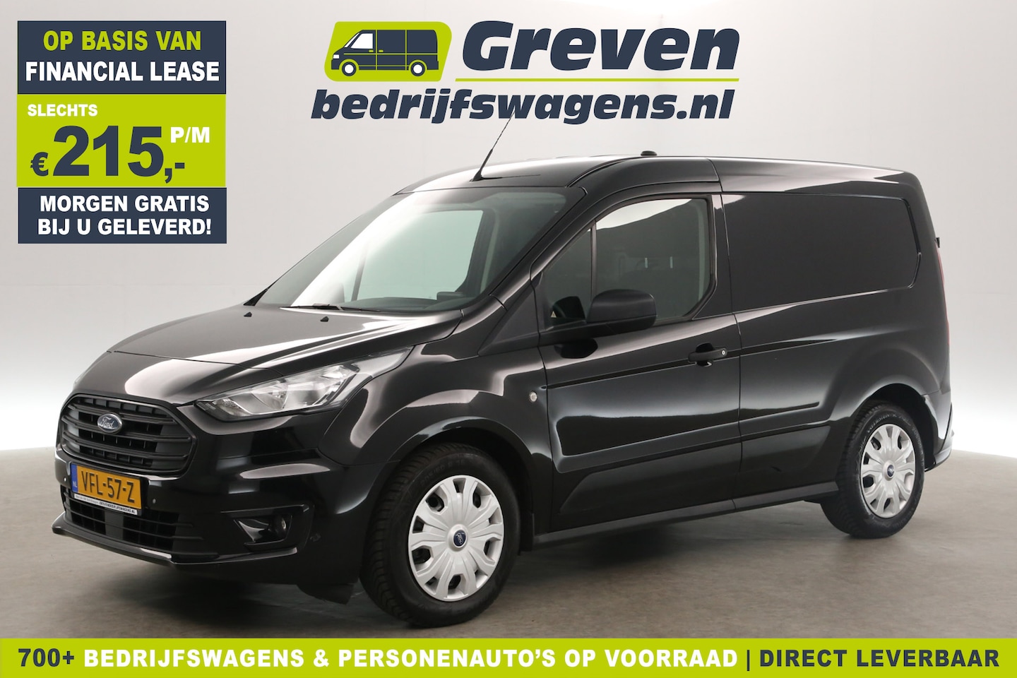 Ford Transit Connect - 1.5 EcoBlue L1H1 Airco Camera Cruise Carplay PDC Navigatie Elektrpakket Schuifdeur - AutoWereld.nl