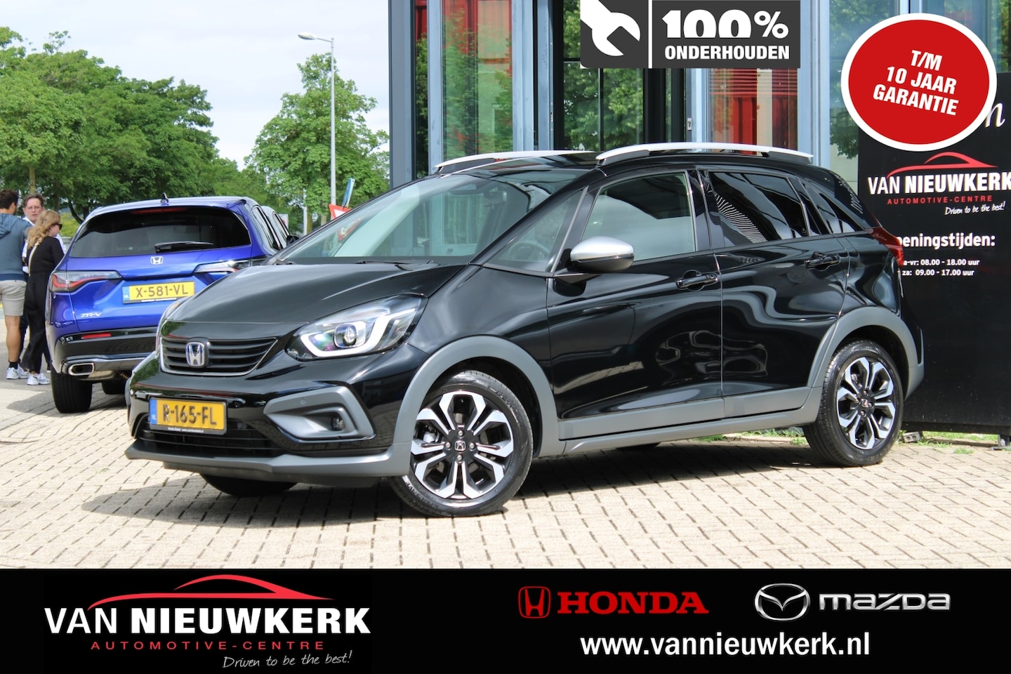 Honda Jazz - 1.5 e:HEV 109pk Hybrid Automaat Crosstar 1e Eigenaar Parkeercamera Premium Audio - AutoWereld.nl