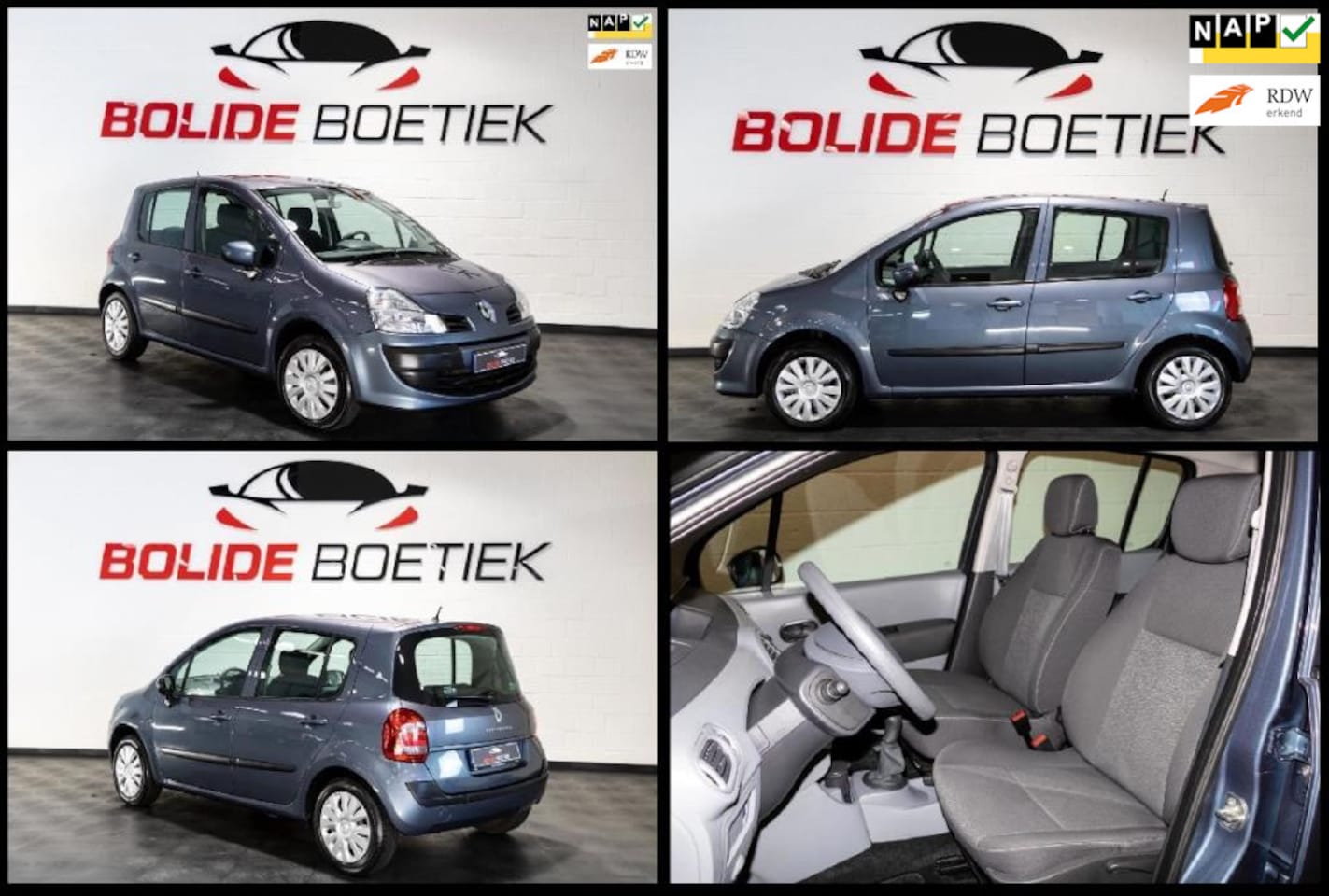 Renault Modus - 1.2-16V 5-deurs NL-auto |Lage KM-stand !!! (NAP) |Elktr. ramen |Airco | CPV - AutoWereld.nl