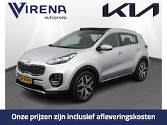 Kia Sportage - 1.6 T-GDI 4WD GT-PlusLine Automaat - Schuif-/kanteldak - Stoelverwarming-/ventilatie - 160