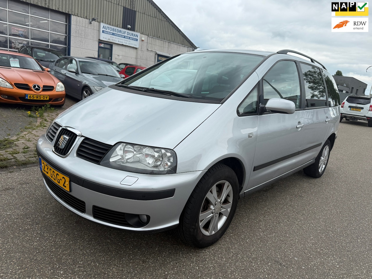 SEAT Alhambra - 2.0 Dynamic Style 7-Pers. Clima Bj:2008 NAP! - AutoWereld.nl