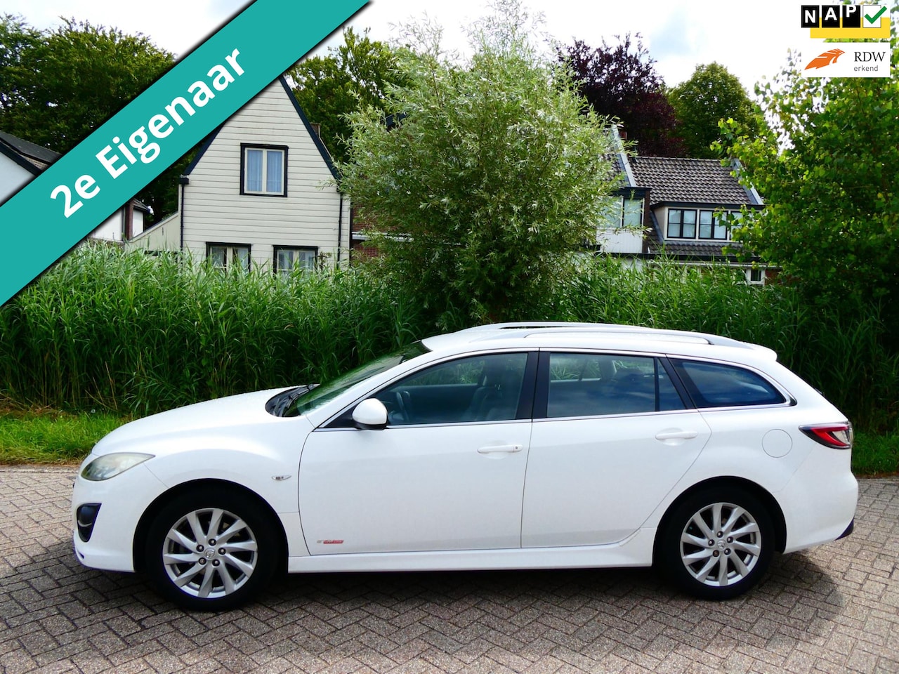 Mazda 6 Sportbreak - 2.0 GT-M Line 155pk 2e eig. Clima Cruise Trekhaak 1500kg. - AutoWereld.nl