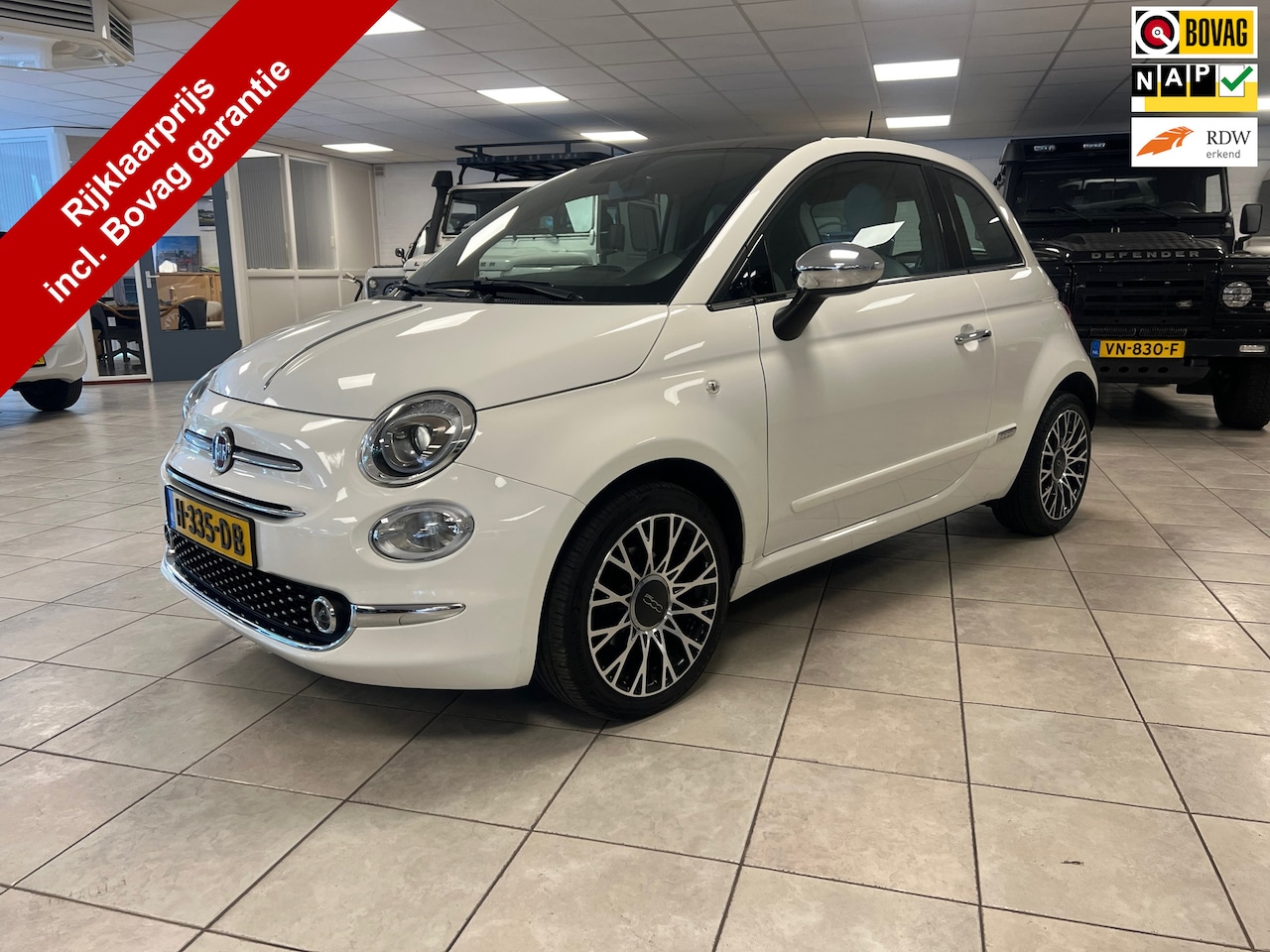 Fiat 500 - 1.2 Star Navigatie, Panoramadak. Rijklaar Incl. 6 maanden Bovag garantie. - AutoWereld.nl