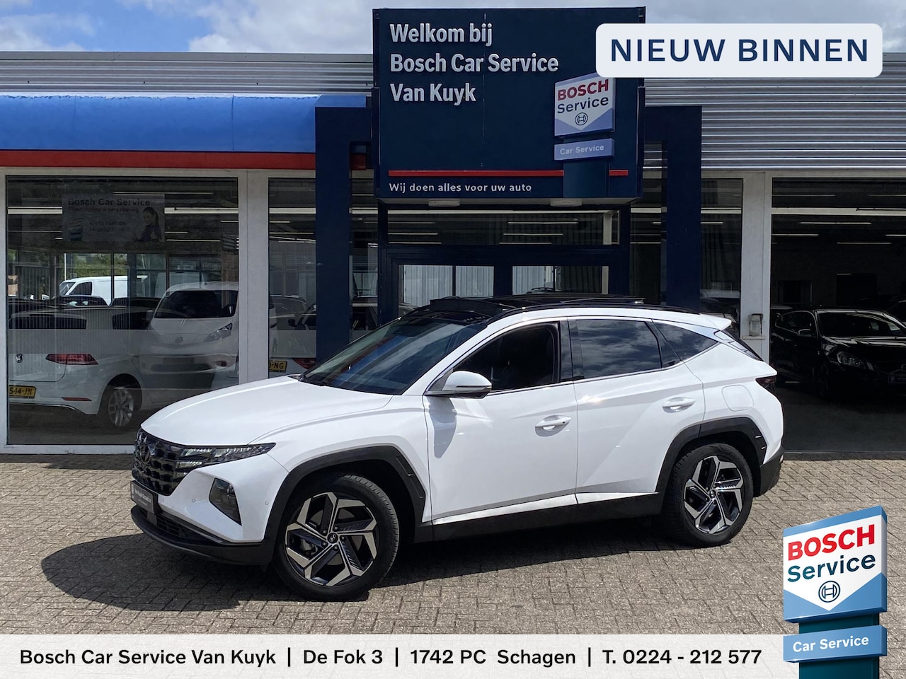 Hyundai Tucson - 1.6 T-GDI PHEV Premium Sky 4WD / Automaat / NL-Auto / Fabrieksgarantie! / Panoramadak / Ad - AutoWereld.nl