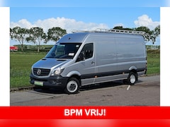 Mercedes-Benz Sprinter - 516 2.2 EURO6 L3H2 Dubbellucht Trekhaak Maxi Automaat 163Pk Unieke km