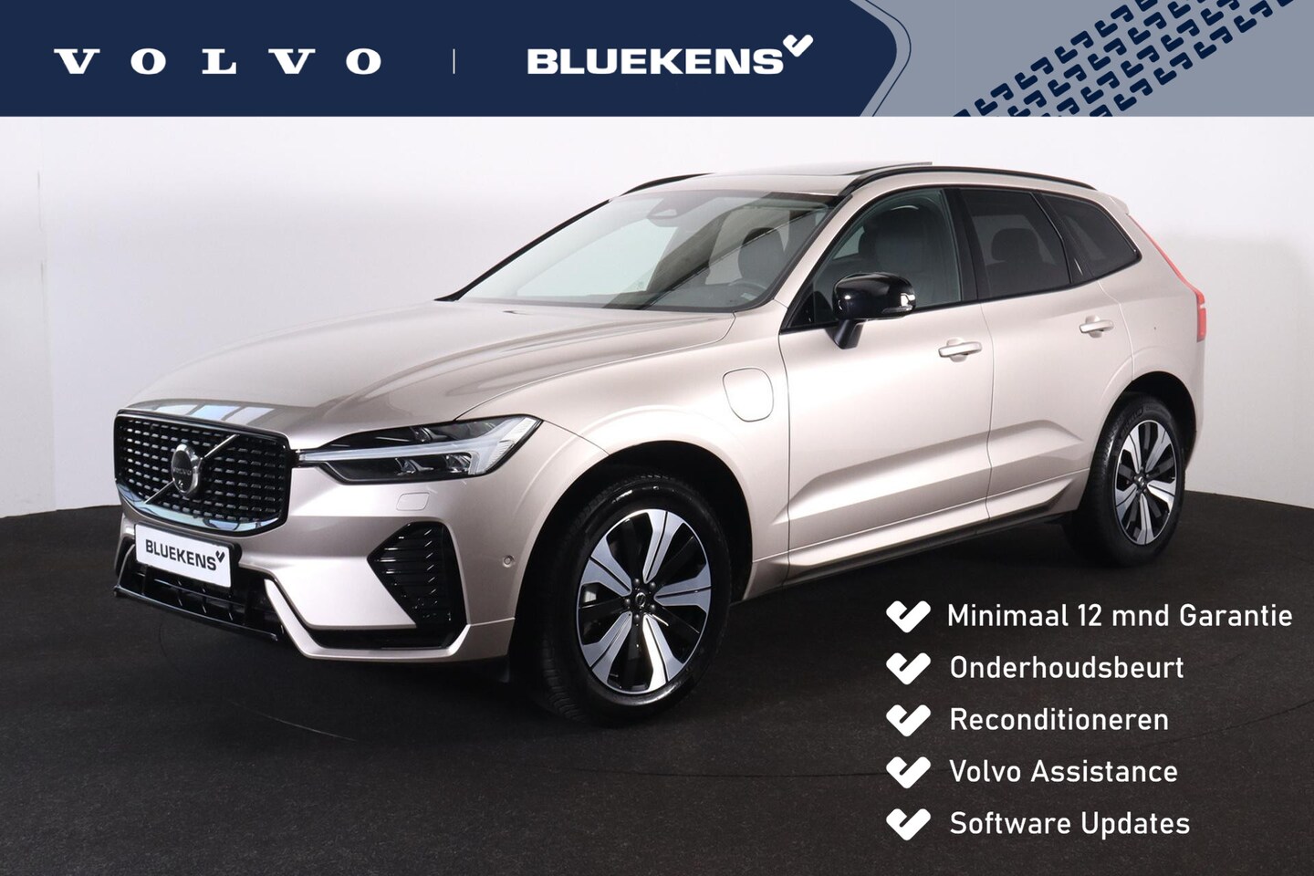 Volvo XC60 - T6 Recharge AWD Plus Dark - Panorama/schuifdak - IntelliSafe Assist & Surround - 360º Came - AutoWereld.nl