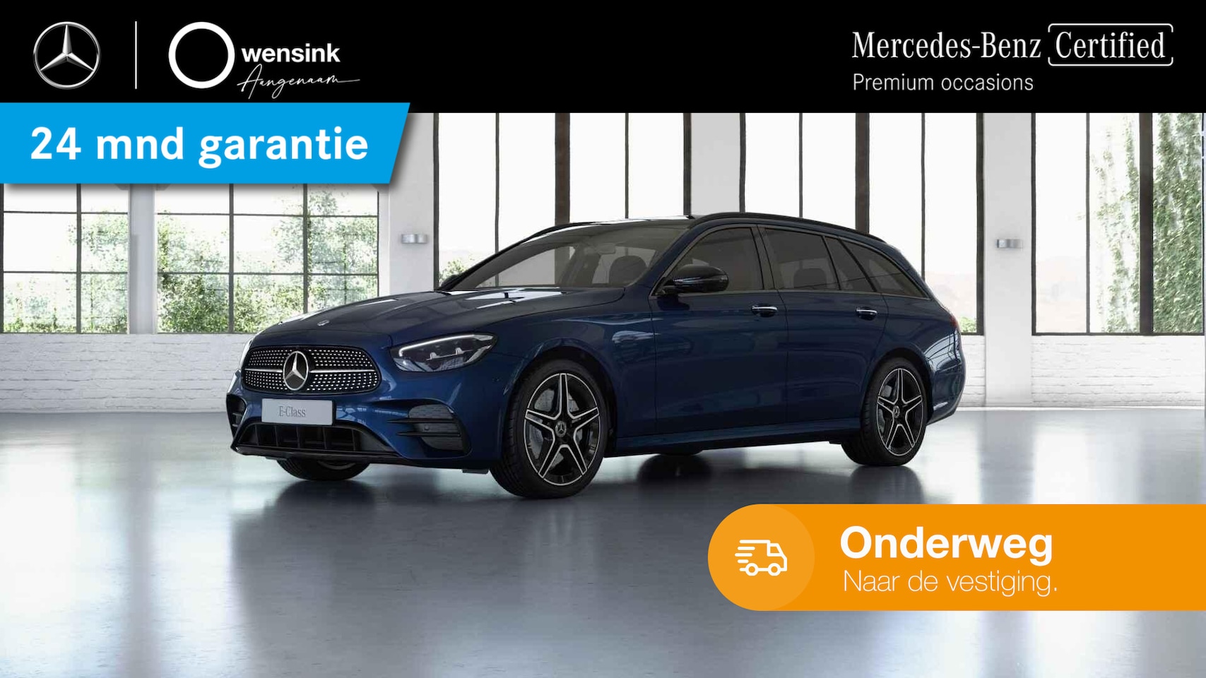 Mercedes-Benz E-klasse Estate - 300 e Business Solution AMG | Night | Panoramadak | Trekhaak | Burmester | Keyless | Memor - AutoWereld.nl