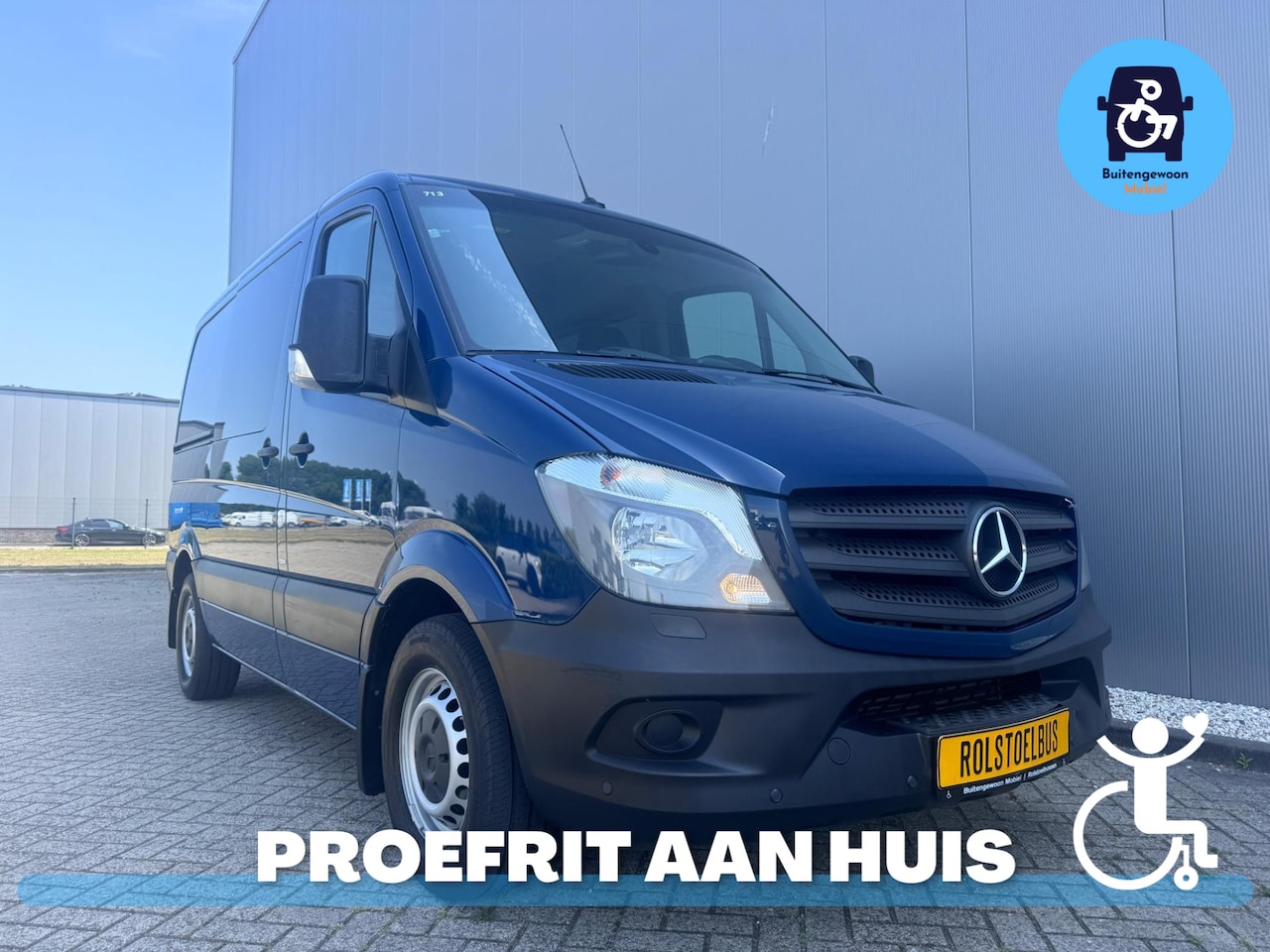 Mercedes-Benz Sprinter - Rolstoelbus NIEUWSTAAT (Airco) Rolstoel Voor - AutoWereld.nl
