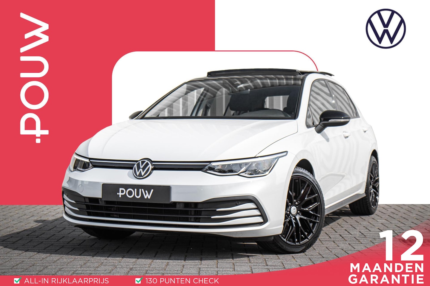 Volkswagen Golf - 1.0 TSI 110pk Life Business | Panoramadak | 18" LM | Navigatie - AutoWereld.nl
