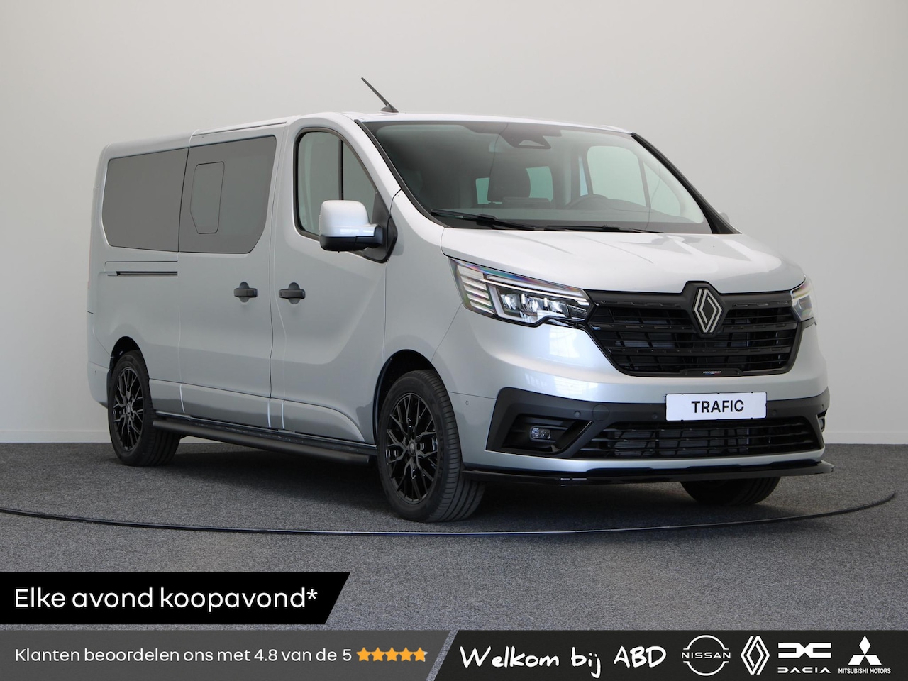 Renault Trafic - 2.0 dCi EDC 170pk T29 L2H1 Extra DC | Anniversary+ | Lederen bekleding | Frontlip | Spoile - AutoWereld.nl