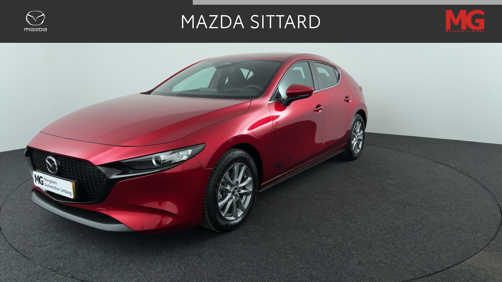 Mazda 3 - 2.5 e-SkyActiv-G M Hybrid 140 Prime-line Automaat | Navigatie | Sensoren achter | Achterui - AutoWereld.nl