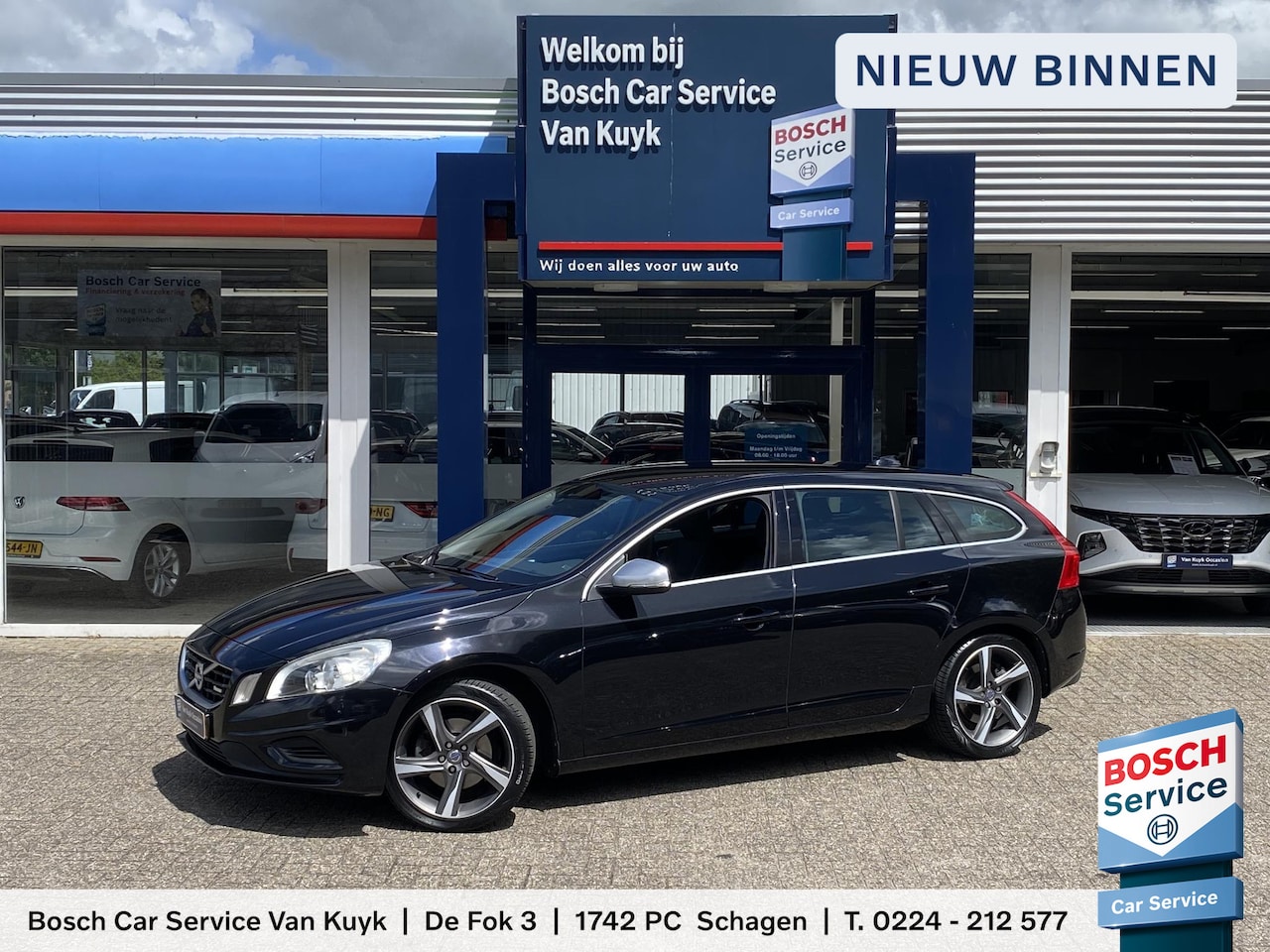 Volvo V60 - 1.6 T3 R-Design / Automaat / NL-Auto / 1e-Eigenaar / Cruise-Control / Climate-Control / Ra - AutoWereld.nl