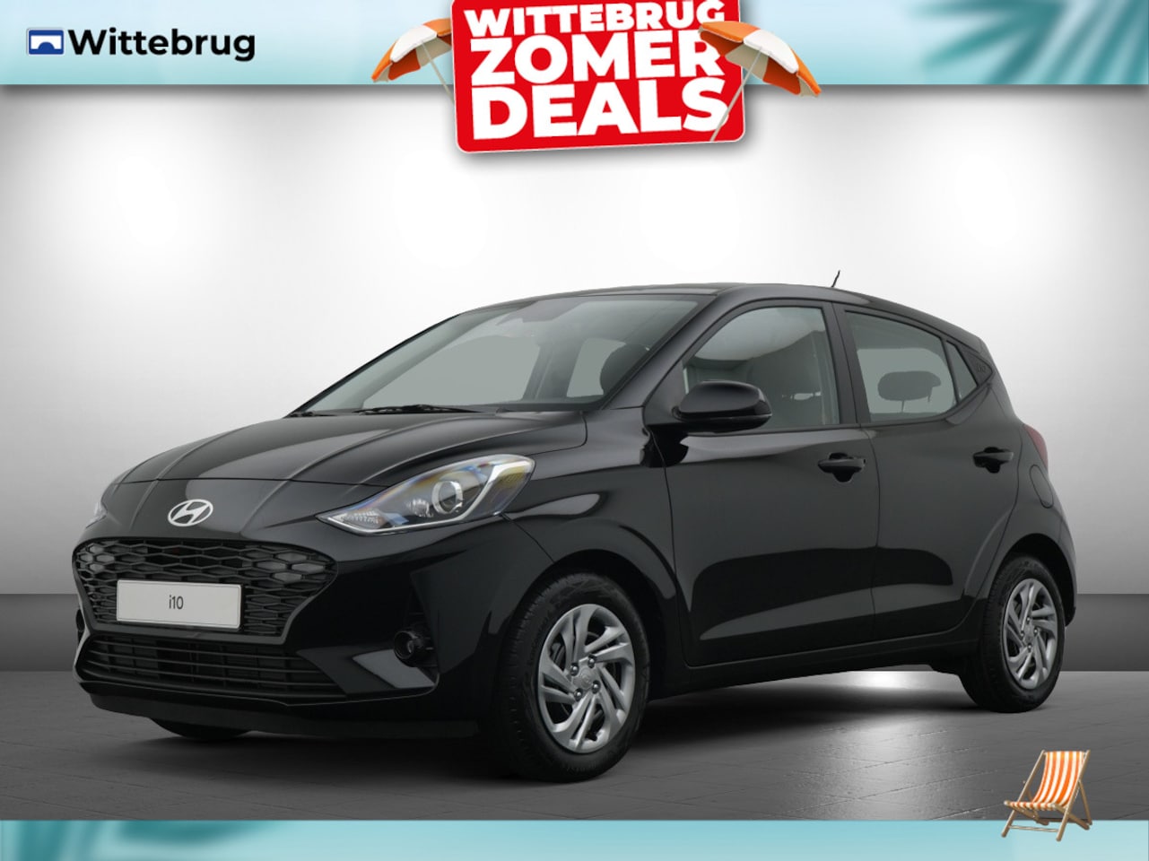 Hyundai i10 - 1.0 Premium met Navigatie, Climate Control en Cruise Control Uit voorraad leverbaar - AutoWereld.nl