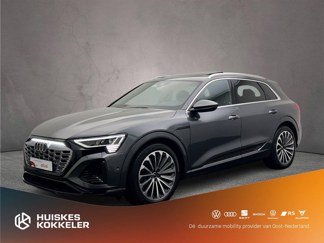 Audi Q8 e-tron - 50 quattro S Edition 95 kWh 340 PK | Panoramadak | Head-Up | Comfortsleutel | 21-Inch | Ma - AutoWereld.nl