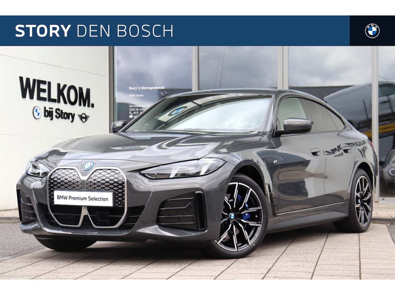 BMW i4 - eDrive35 M Sport / Achteruitrijcamera / Parking Assistant / Live Cockpit Plus / Widescreen - AutoWereld.nl