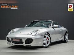 Porsche 911 Cabrio - 3.6 Carrera 4S HANDGESCHAKELD |stoelverwarming|xenon|GT-zilver|org Duitse auto|perfect aan