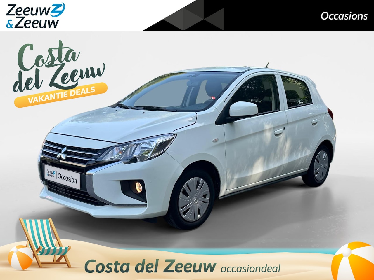 Mitsubishi Space Star - 1.0 Cool+ | Airco | Telefoon | Lage kilometers | Radio | - AutoWereld.nl