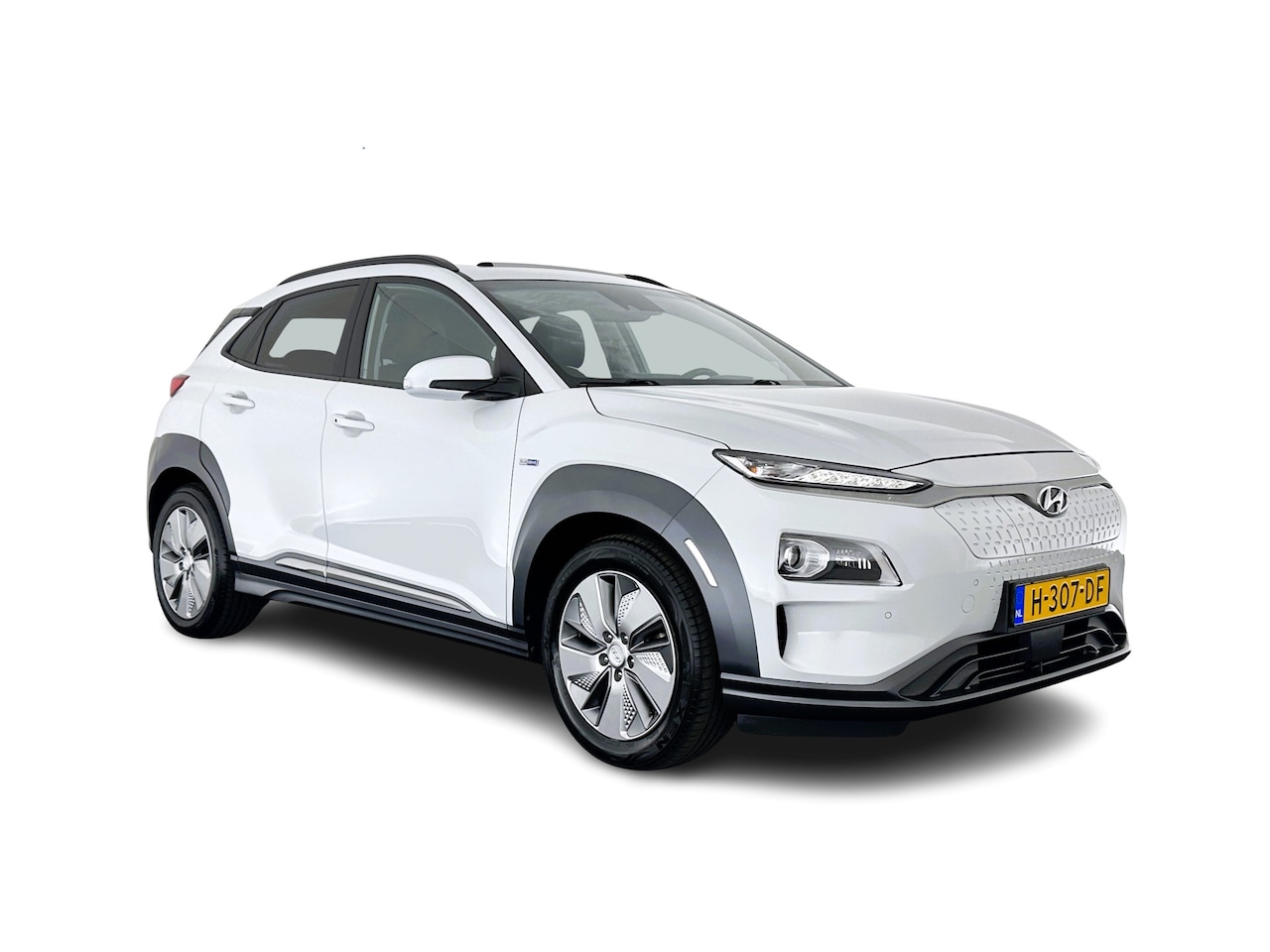 Hyundai Kona Electric - EV Premium 64 kWh *FULL-LEATHER | HEAD-UP | SUNROOF | FULL-LED | NAVI-FULLMAP | DAB | ADAP - AutoWereld.nl