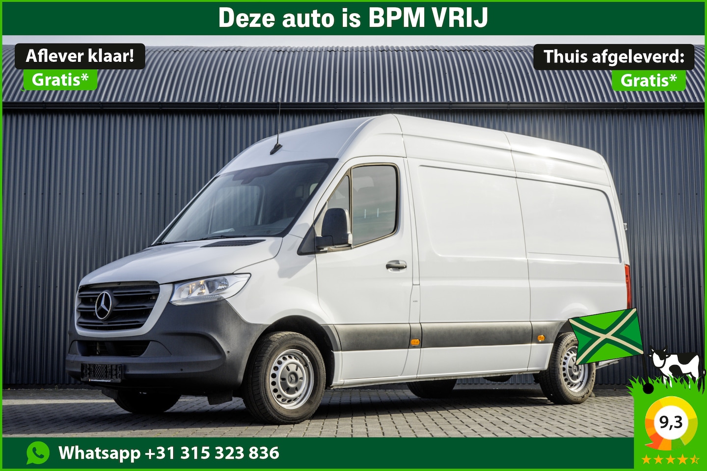 Mercedes-Benz Sprinter - **317 CDI L2H2 | Incl. 6MND garantie | MBUX | Euro 6 | 170 PK | Climate | Carplay | PDC** - AutoWereld.nl