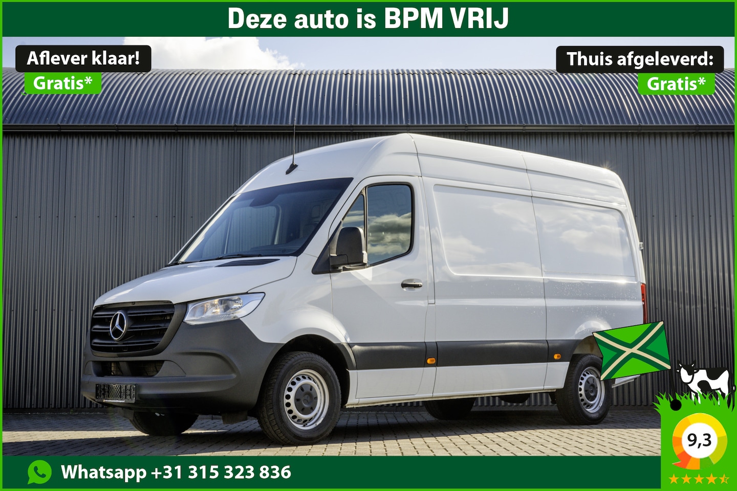 Mercedes-Benz Sprinter - **317 CDI L2H2 |Iincl 6mnd garantie | MBUX | Euro 6 | 170 PK | Climate | Carplay** - AutoWereld.nl