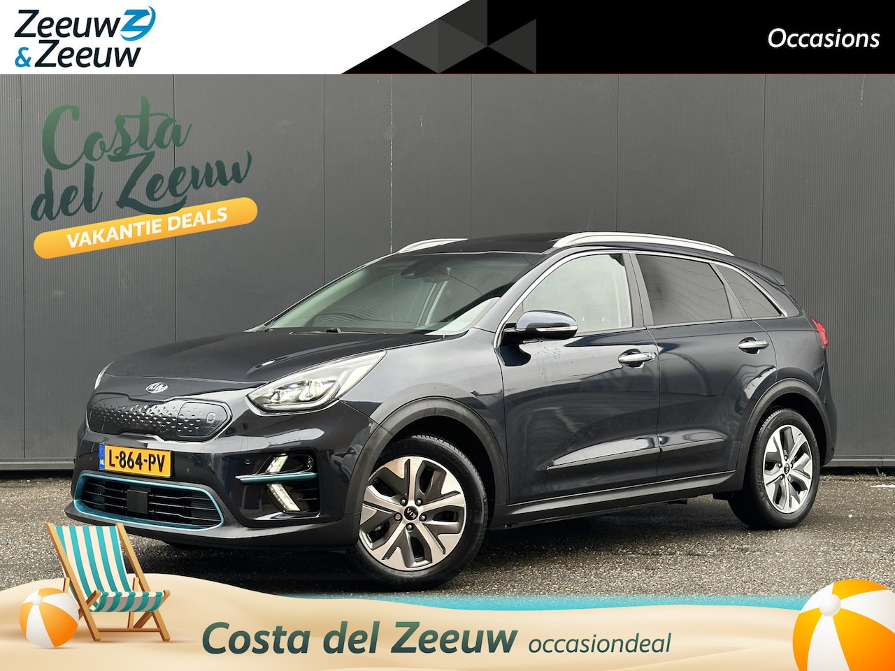 Kia e-Niro - DynamicPlusLine 64 kWh 3- Fase | Warmtepomp | 1e Eigenaar | Kia dealer onderhouden | Fabri - AutoWereld.nl