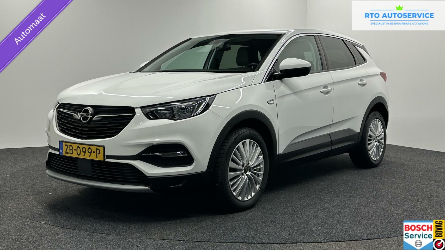 Opel Grandland X - 1.2 Turbo Business Executive|AppleCarplay|Half Leer|Airco|Navi|Cruise|NAP| - AutoWereld.nl