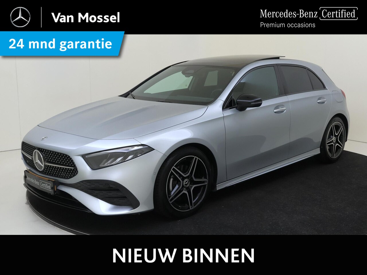 Mercedes-Benz A-klasse - 180 AMG Line / Stoelverwarming / Achteruitrijcamera / Panaroma-schuifdak / Night-Pakket / - AutoWereld.nl