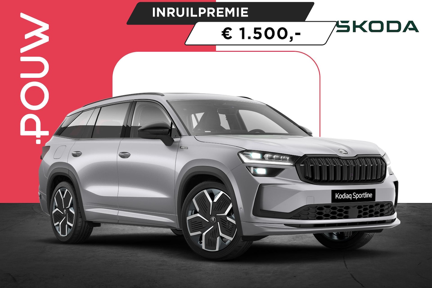 Skoda Kodiaq - 1.5 TSI 204pk PHEV Sportline Business | LMV 20'' | Panoramadak | Trekhaak Uitklapbaar - AutoWereld.nl