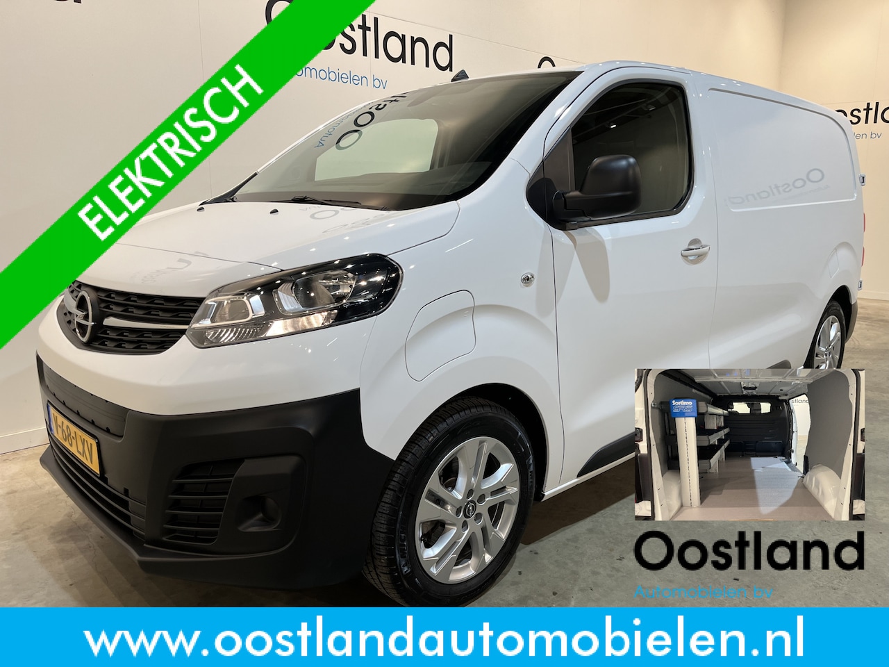 Opel Vivaro-e - L2 75 kWh Servicebus / Sortimo Inrichting / 100% elektrisch !! / Airco / Cruise Control / - AutoWereld.nl