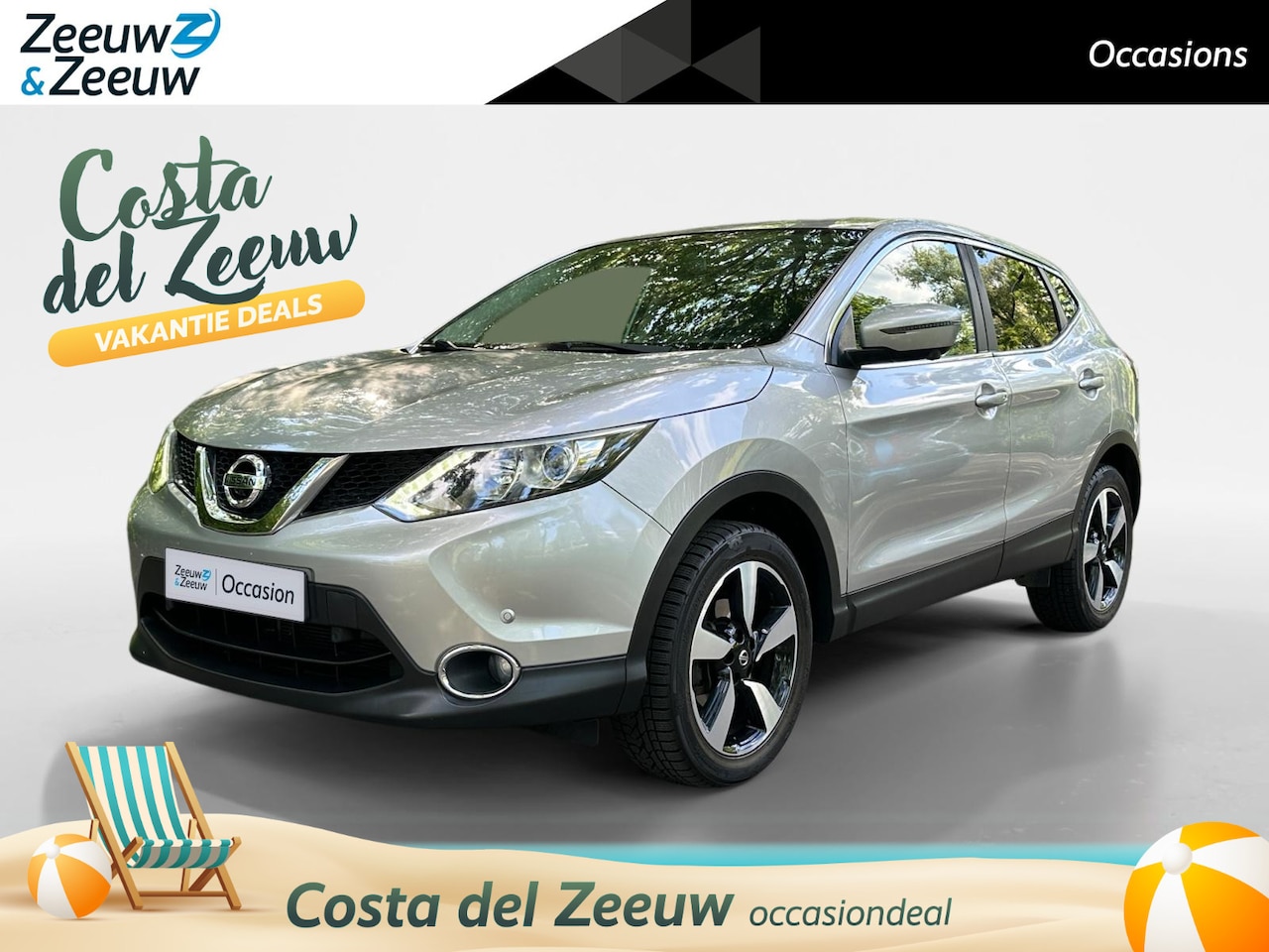 Nissan Qashqai - 1.2 N-Connecta | Afneembare Trekhaak | Navigatie | Keyless | 360 Camera | Cruise Control | - AutoWereld.nl
