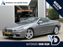 BMW 6-serie Cabrio - 640i High Executive M-Pakket | NL Auto/2e Eign./Voll.Historie/19"/Adapt.Cruise/Leder