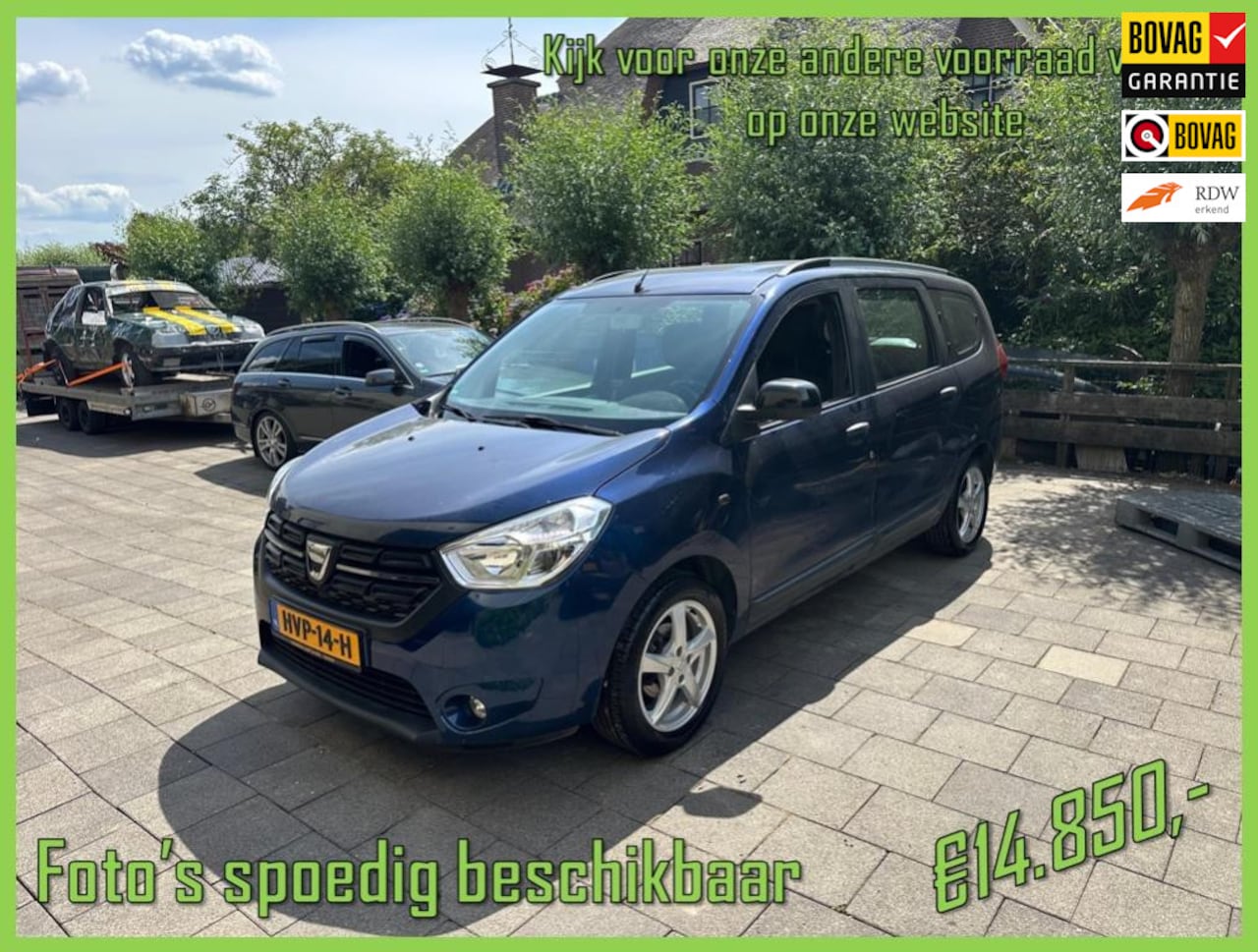 Dacia Lodgy - 1.6 SCe Bi-Fuel LPG-G3 7-persoons - Prijs inclusief 12 maanden BOVAG-garantie en afleveren - AutoWereld.nl