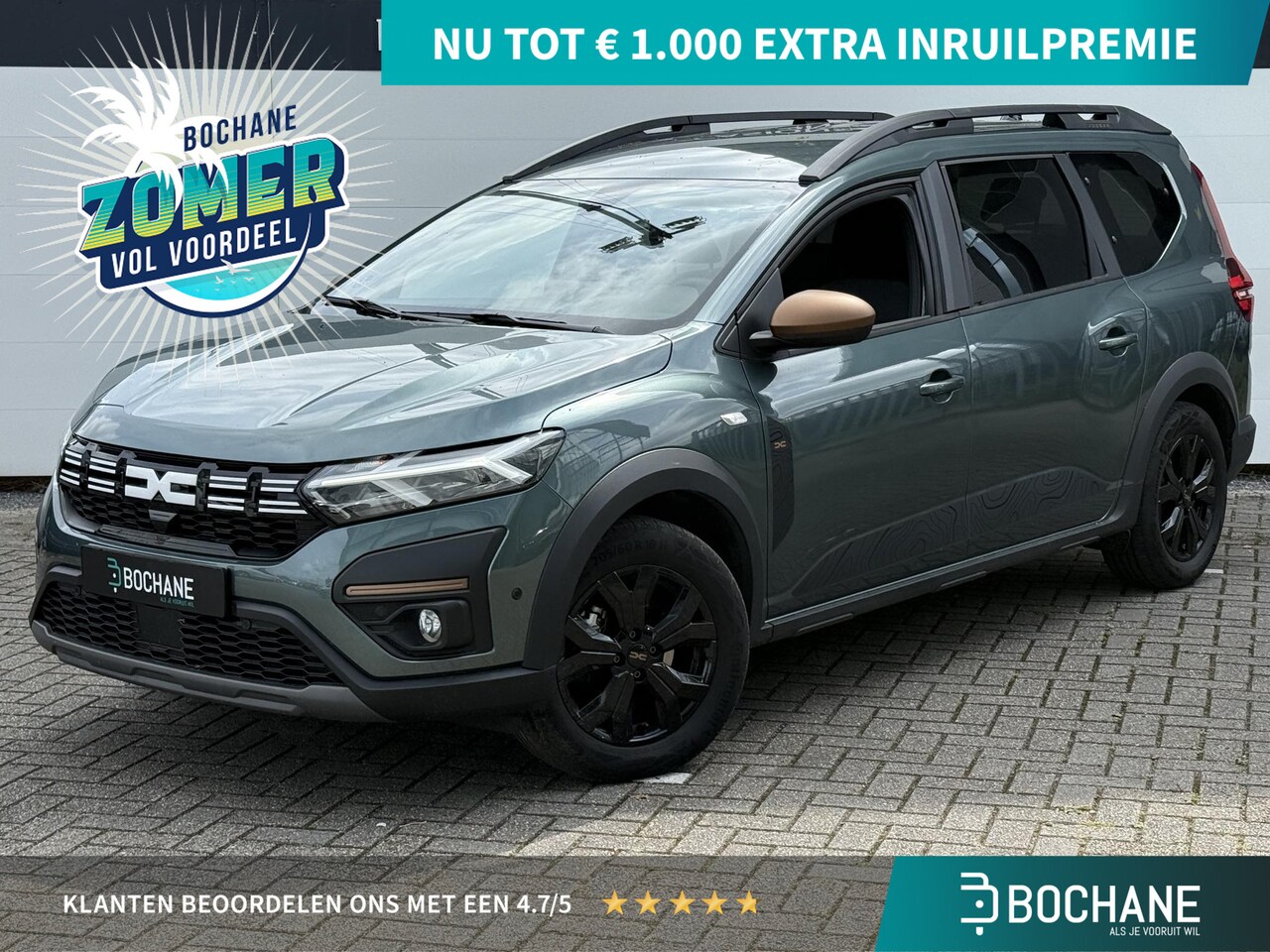 Dacia Jogger - 1.6 Hybrid 140 Extreme 7p. (Zeer ruim) Automaat | Camera | Navigatie - AutoWereld.nl