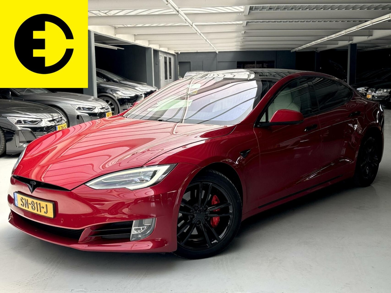 Tesla Model S - 75D Base |Free supercharge* | Premium Connectivity | Elektrische schuif/kantel dak - AutoWereld.nl