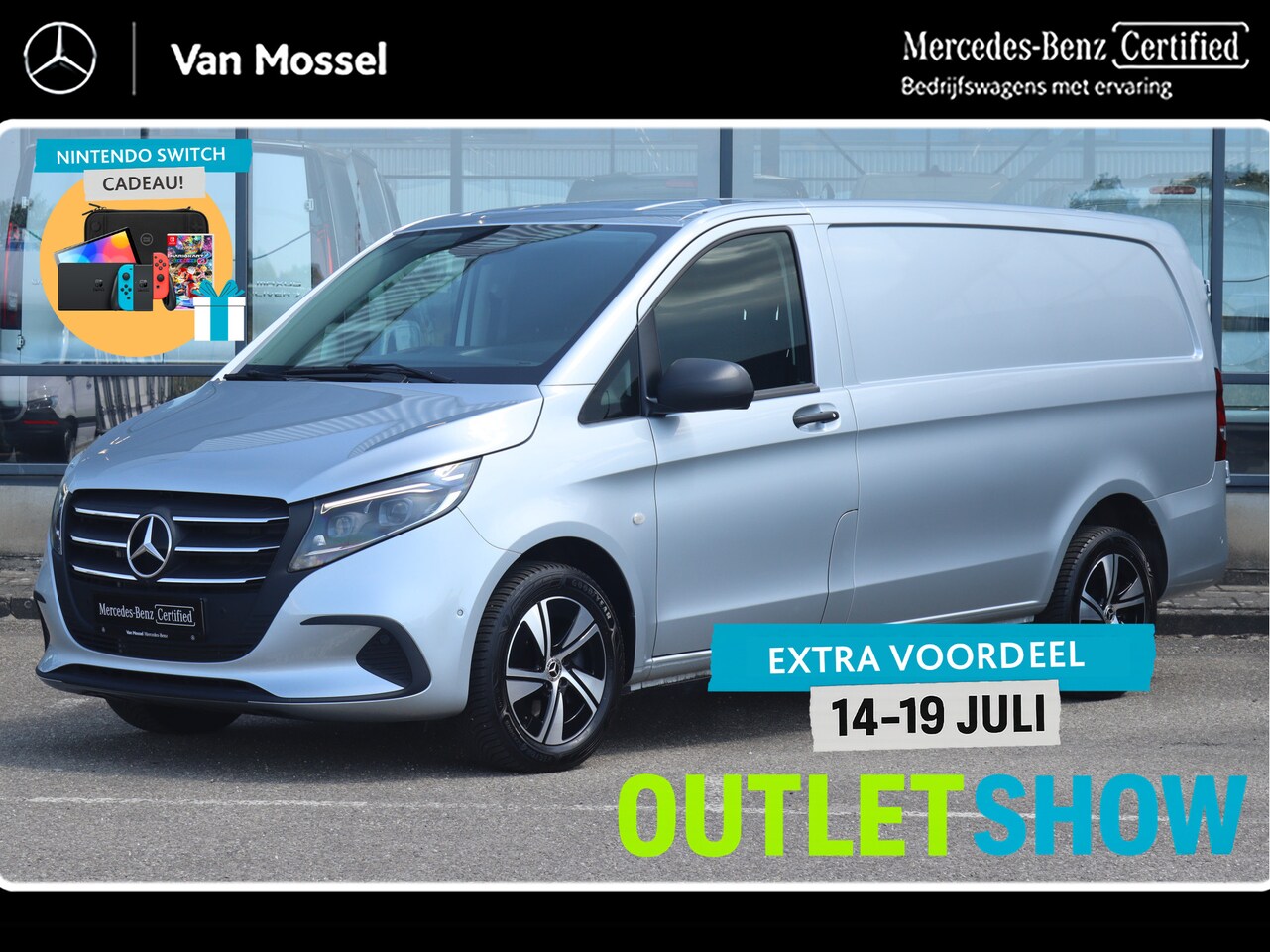 Mercedes-Benz Vito - 119 CDI L2 Select | AIRCO/NAVI/CAMERA/DISTRONIC | Certified - AutoWereld.nl