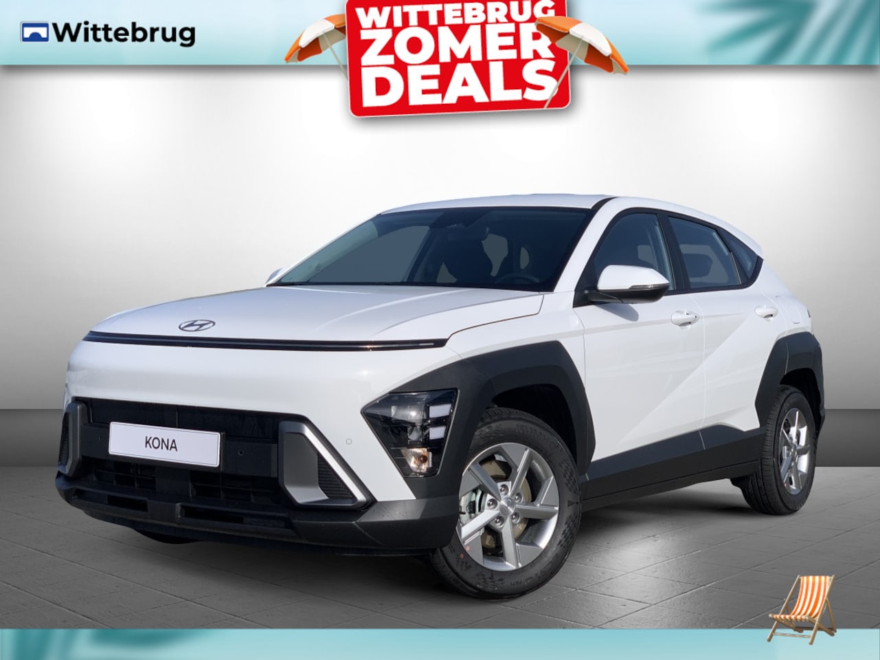 Hyundai Kona - 1.6 GDI HEV Comfort Hybride Automaat met Navigatie, Climate Control en Adaptive Cruise Con - AutoWereld.nl