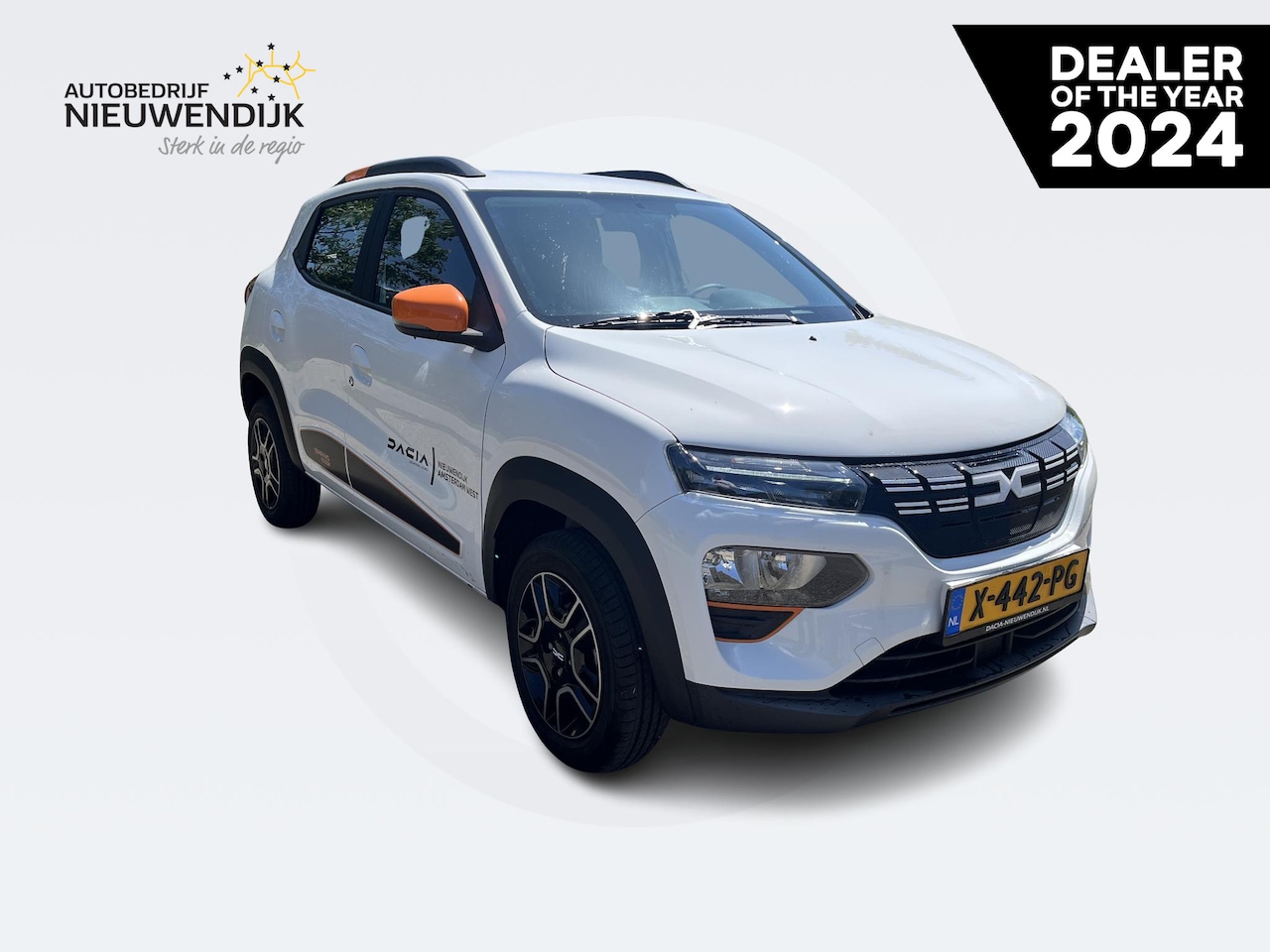 Dacia Spring - Expression 27 kWh / DC LADER MAXIMAAL VERMOGEN 30 kW / ORANGE PACK / - AutoWereld.nl