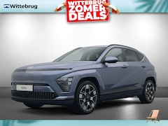 Hyundai Kona Electric - Premium 65.4 kWh Volledig Elektrisch met Navigatie, Lederen bekleding en Stoelverwarming U