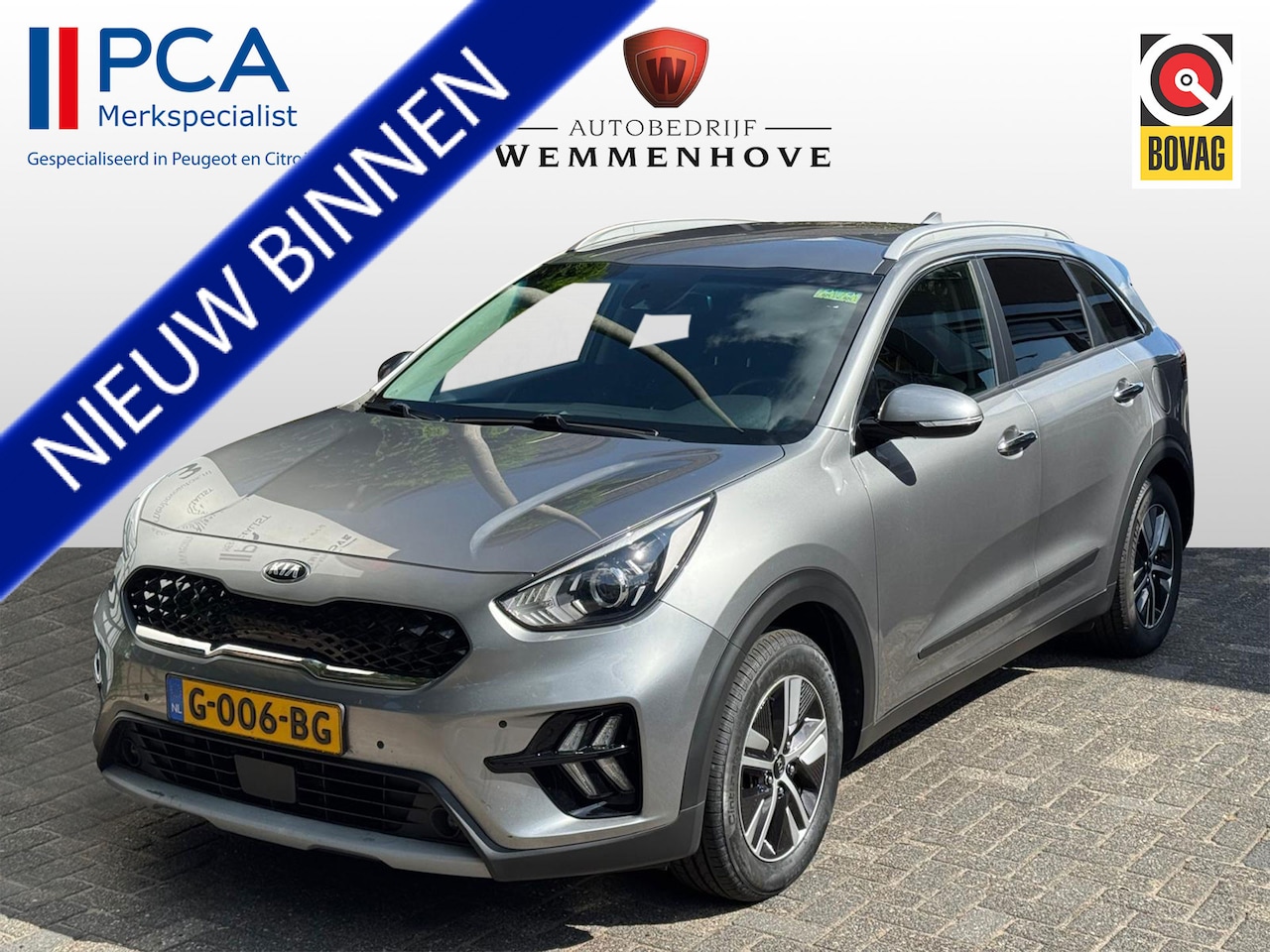 Kia Niro - 1.6 GDi Hybrid DynamicLine Airco/Navi/Camera/Lichtmetalen velgen - AutoWereld.nl