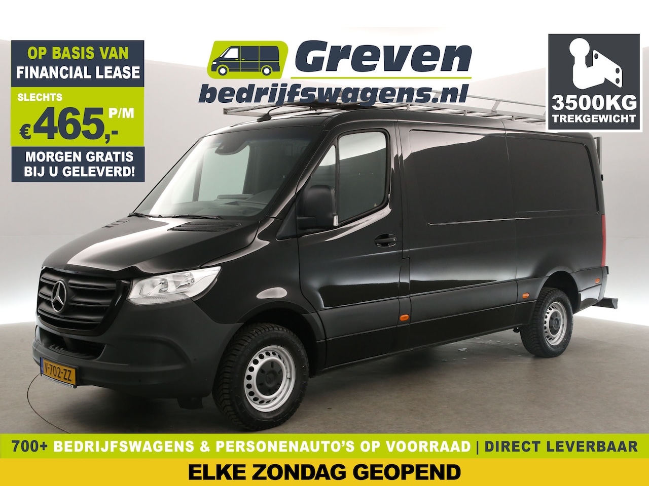 Mercedes-Benz Sprinter - 316 2.2 CDI L2H1 164PK Automaat 3500KG Trekgew. Trekhaak Airco Camera Carplay Navi PDC Imp - AutoWereld.nl