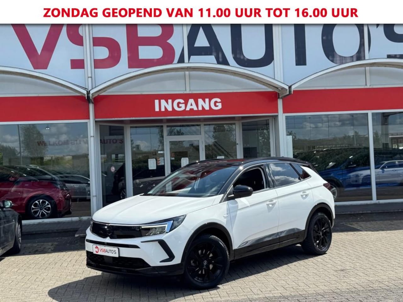 Opel Grandland - 1.2 TURBO AUT. GS-LINE FACELIFT LED NAVI CAMERA CARPLAY AIRCO LMV PDC - AutoWereld.nl