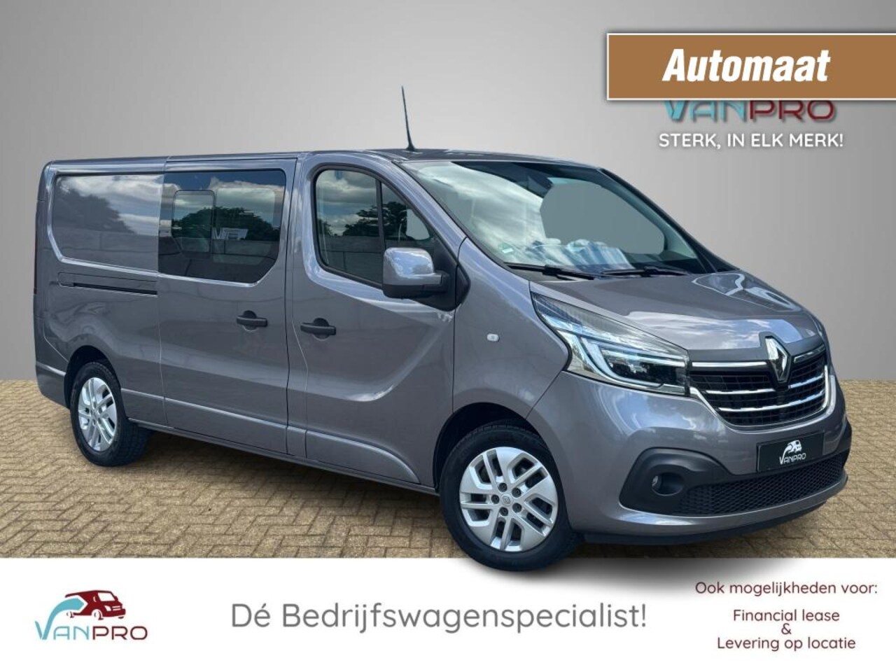 Renault Trafic - 2.0 DCi 170PK Automaat Dubbel Cabine / Trekhaak / Clima - AutoWereld.nl