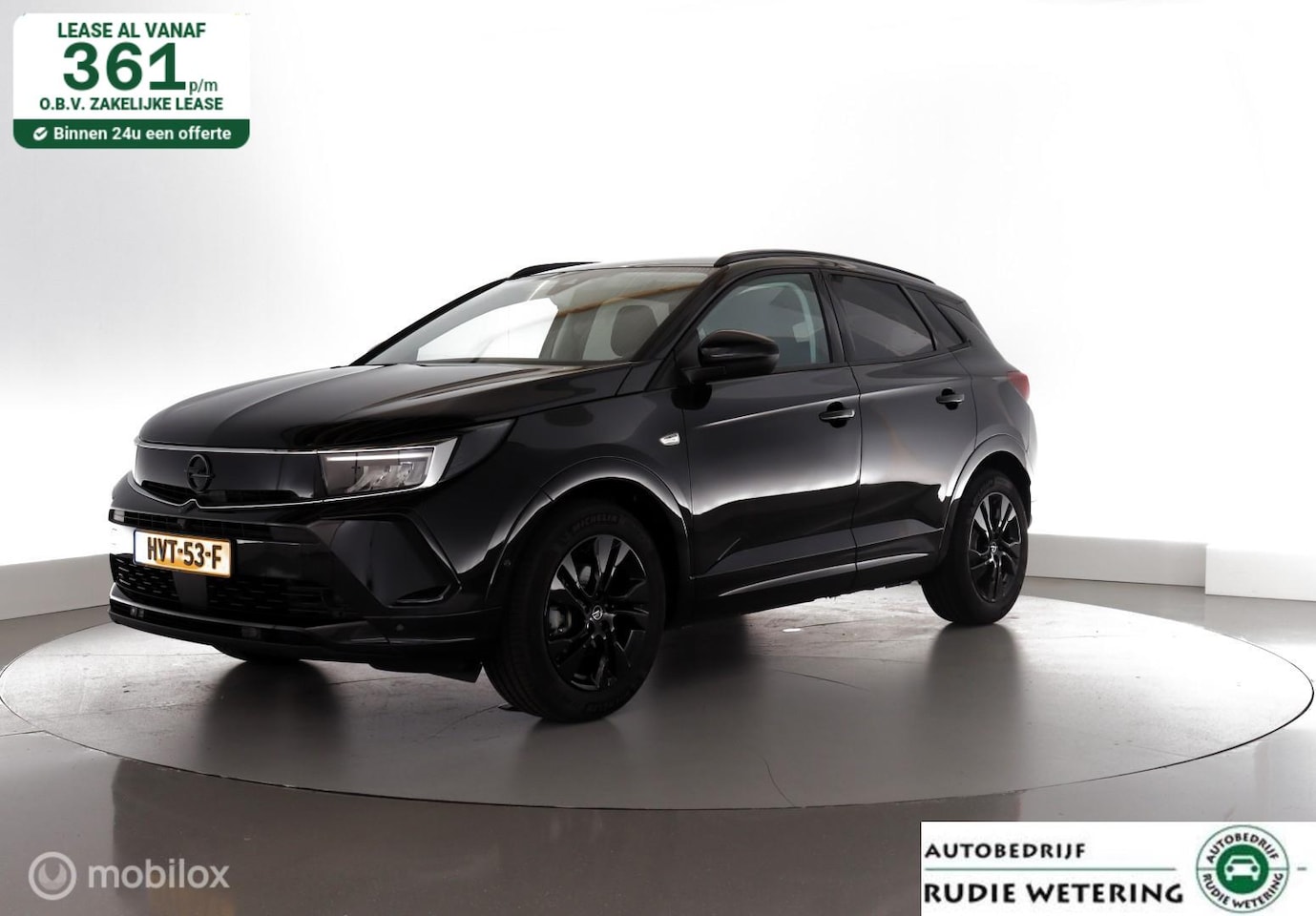 Opel Grandland - 1.2 Turbo 130pk GS leer|led|cam360|nav|dab|ecc|lmv18 - AutoWereld.nl