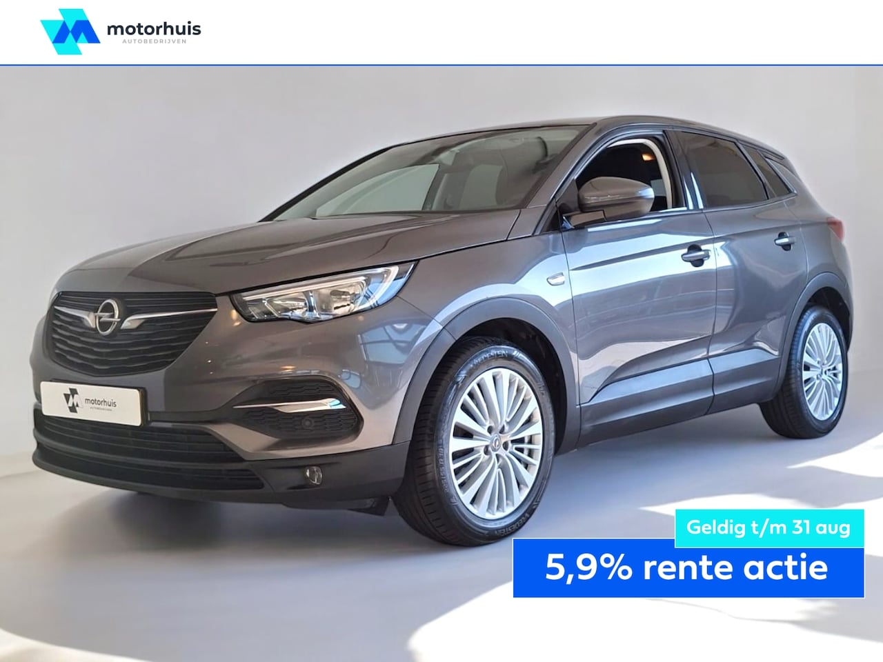 Opel Grandland X - 1.2 Turbo 130pk S&amp;S Online Edition PANO NAVI LMV TREKHAAK - AutoWereld.nl