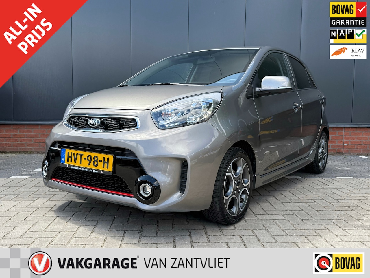 Kia Picanto - 1.2 CVVT SportsLine 1.2 CVVT SportsLine (12 mnd BOVAG-garantie) - AutoWereld.nl